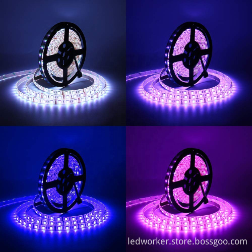 RGB SMD 5050 Music Rhythm Sync Color LED Light Strip